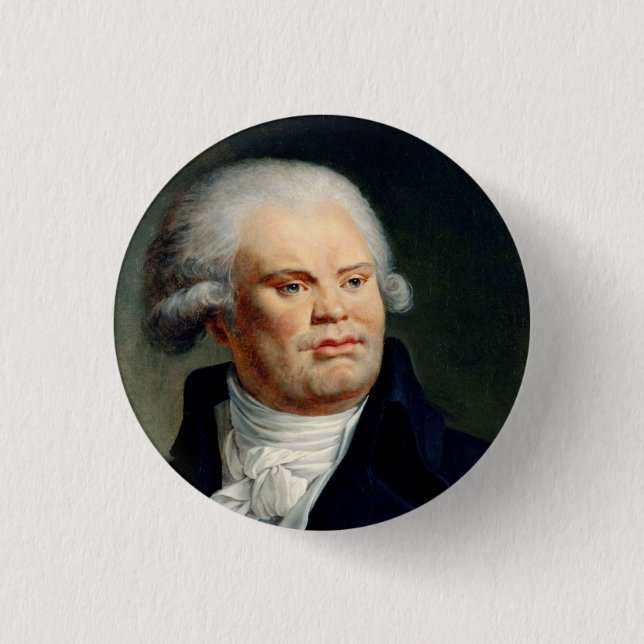 Badge Rond 2,50 Cm Bouton de Danton (Devant)