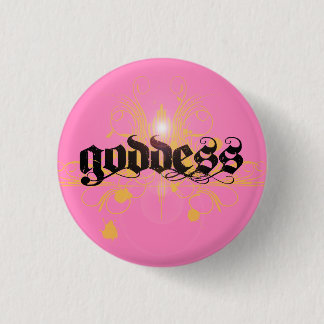 Badge Rond 2,50 Cm Bouton de déesse