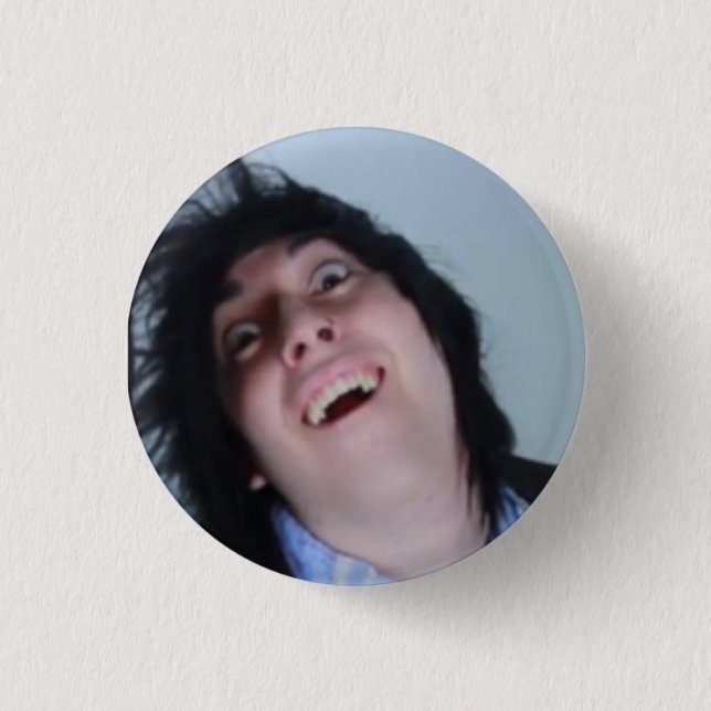 Badge Rond 2,50 Cm Bouton de Destery (Devant)