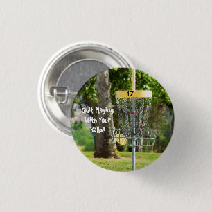 Badge Rond 2,50 Cm Bouton de devis de golf sur disque amusant