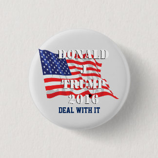 Badge Rond 2,50 Cm Bouton de Donald Trump