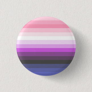 Badge Rond 2,50 Cm Bouton de drapeau de fierté de Genderfluid de