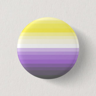 Badge Rond 2,50 Cm Bouton de drapeau de fierté de Nonbinary de