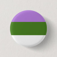Bouton de drapeau de Genderqueer