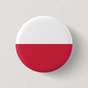 Badge Rond 2,50 Cm Bouton de drapeau de la Pologne