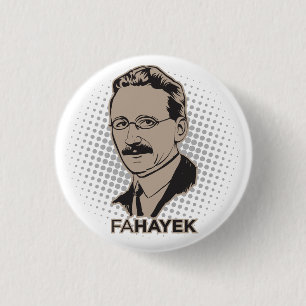 Badge Rond 2,50 Cm Bouton de fa Hayek