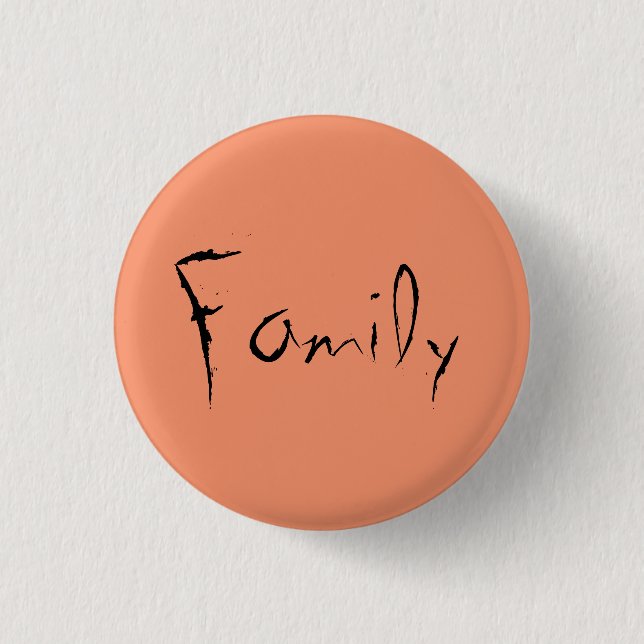 Badge Rond 2,50 Cm Bouton de famille (Devant)