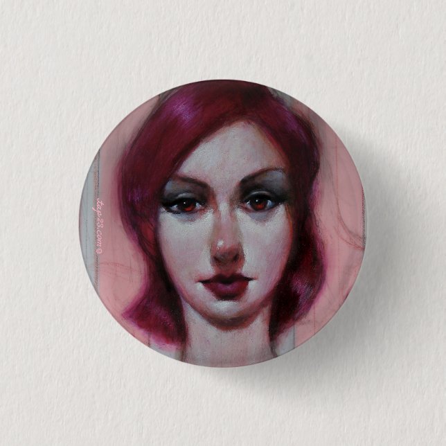 Badge Rond 2,50 Cm Bouton de "fendoir" (Devant)