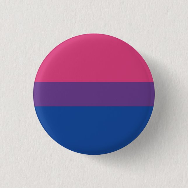 Badge Rond 2,50 Cm bouton de fierté de Bi (Devant)