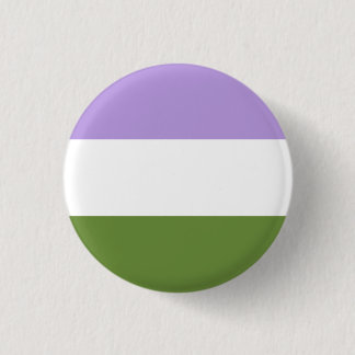 Badge Rond 2,50 Cm Bouton de fierté de Genderqueer