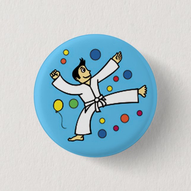 Badge Rond 2,50 Cm Bouton de garçon de bulle (Devant)