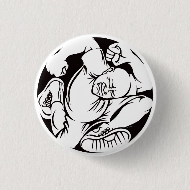 Badge Rond 2,50 Cm Bouton de garçon de cercle (Devant)