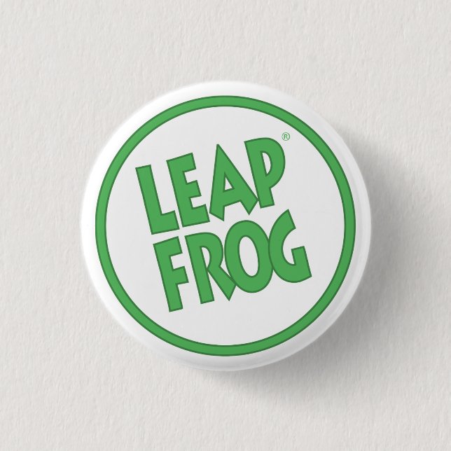 Badge Rond 2,50 Cm Bouton de grenouille de saut (Devant)