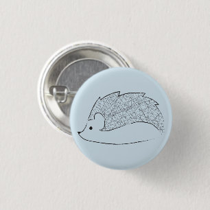 Badge Rond 2,50 Cm Bouton de hérisson