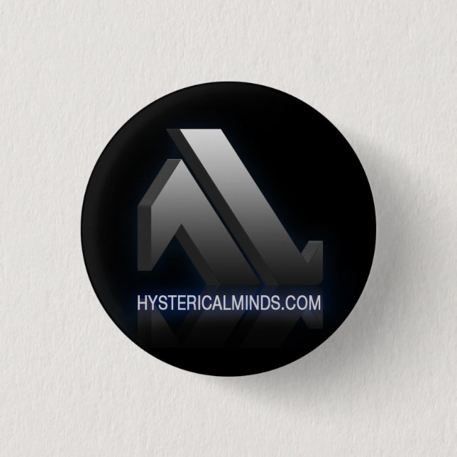 Badge Rond 2,50 Cm bouton de Hystericalminds.com (Devant)