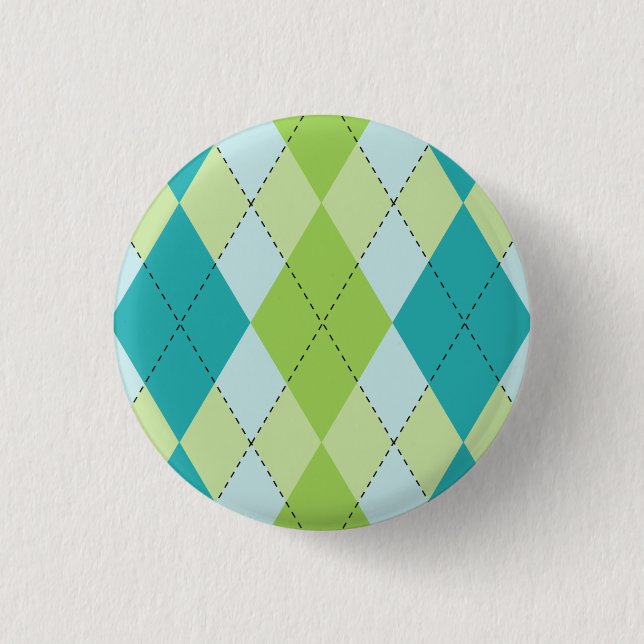 Badge Rond 2,50 Cm Bouton de Jacquard de mod (Devant)