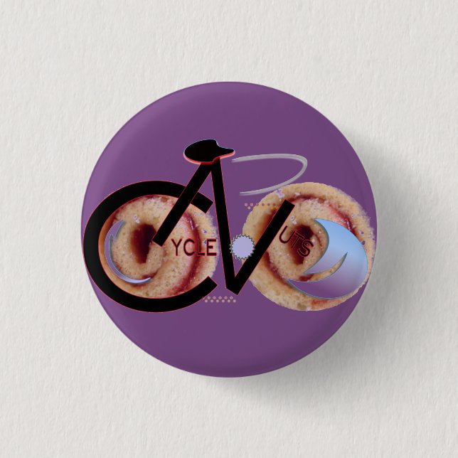 Badge Rond 2,50 Cm Bouton de JellyRoll de CycleNuts (Devant)