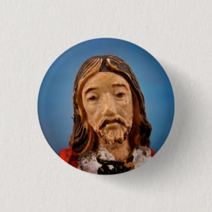 Badge Rond 2,50 Cm Bouton de Jésus