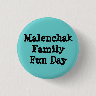 Badge Rond 2,50 Cm Bouton de jour d'amusement de famille