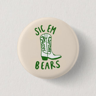 Badge Rond 2,50 Cm Bouton de jour de match Baylor