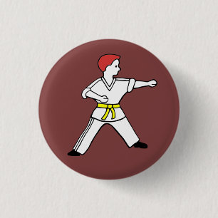 Badge Rond 2,50 Cm Bouton de Karate Kid 11