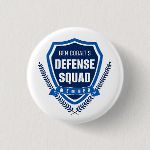 Badge Rond 2,50 Cm Bouton de la brigade de défense de Ben Cobalt