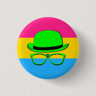 Badge Rond 2,50 Cm Bouton de la Fierté Pan de la Nuit Dork