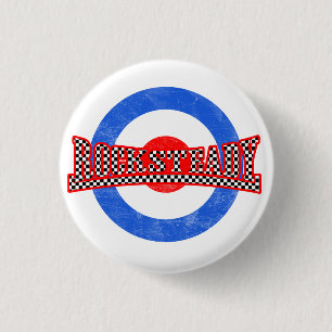 Badge Rond 2,50 Cm Bouton de la méthode de vérification Rockstable