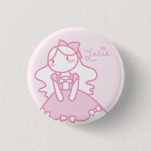Badge Rond 2,50 Cm Bouton de Lacie
