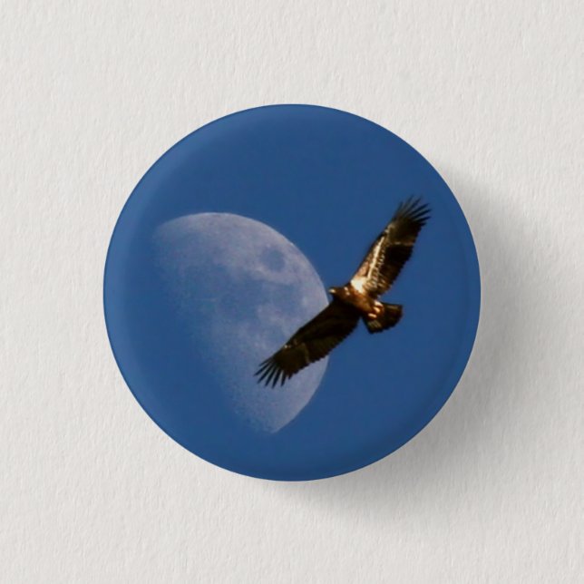 Badge Rond 2,50 Cm Bouton de l'aigle (Devant)