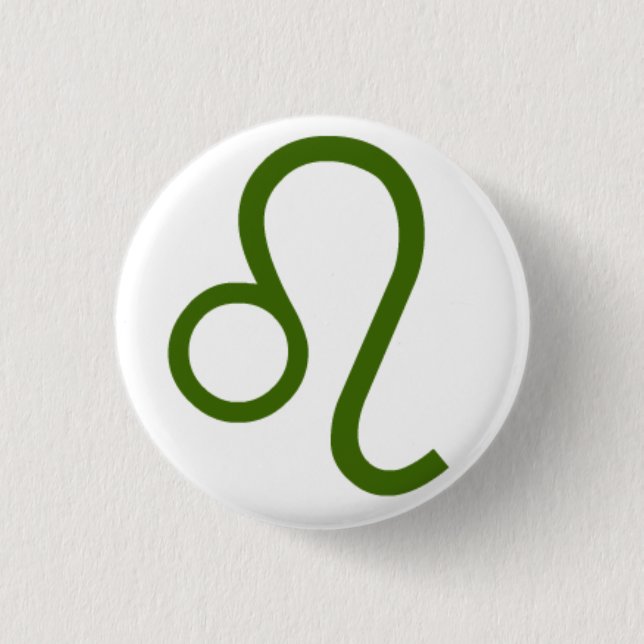Badge Rond 2,50 Cm Bouton de Lion (Devant)