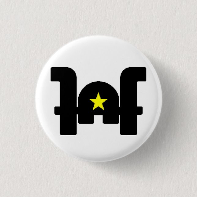 Badge Rond 2,50 Cm Bouton de logo (Devant)