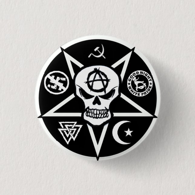 Badge Rond 2,50 Cm Bouton de logo d'Anarchotik (Devant)