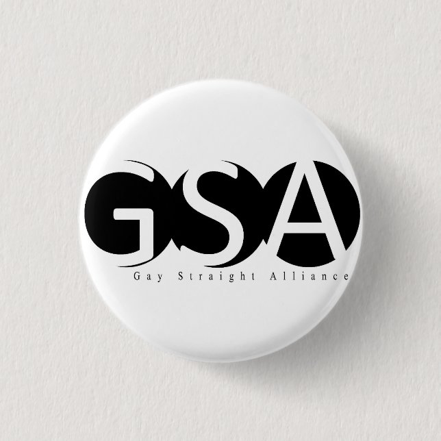Badge Rond 2,50 Cm Bouton de logo d'APSU GSA (Devant)