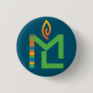 Badge Rond 2,50 Cm Bouton de logo de calice de MLTS