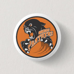 Badge Rond 2,50 Cm Bouton de logo de panthères d'Oakdale