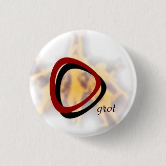 Badge Rond 2,50 Cm Bouton de logo d'Ogrotta
