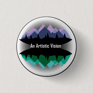 Badge Rond 2,50 Cm "Bouton de logo d'une vision artistique"