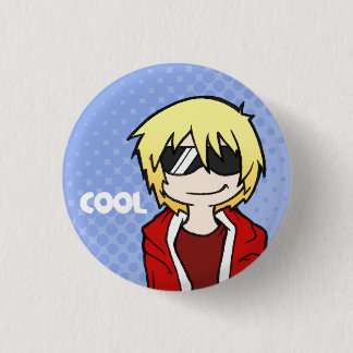 Badge Rond 2,50 Cm Bouton de Luc