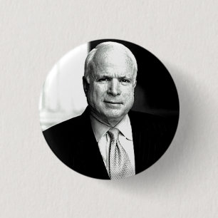 Badge Rond 2,50 Cm Bouton de McCain B&W