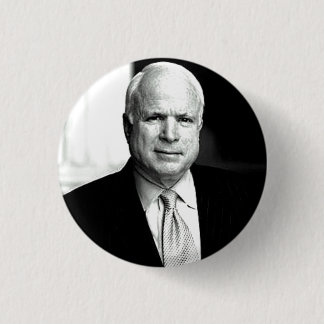 Badge Rond 2,50 Cm Bouton de McCain B&W