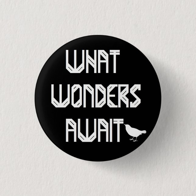 Badge Rond 2,50 Cm Bouton de merveilles (Devant)