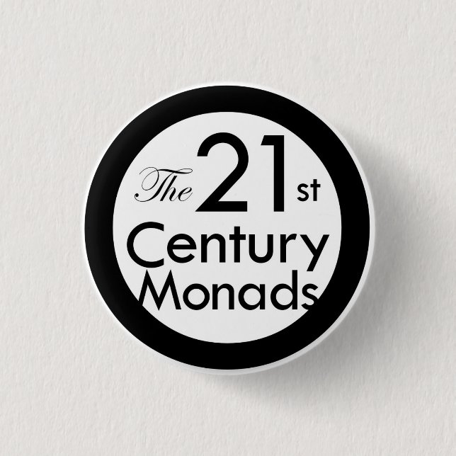 Badge Rond 2,50 Cm Bouton de Monads (Devant)