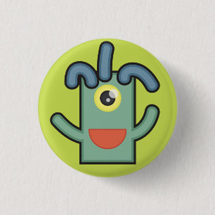 Badge Rond 2,50 Cm Bouton de monstre : Nouille