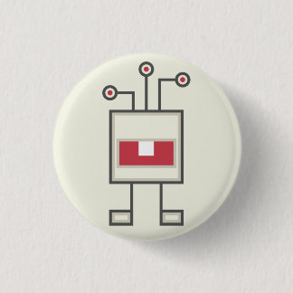 Badge Rond 2,50 Cm Bouton de monstre : Robot