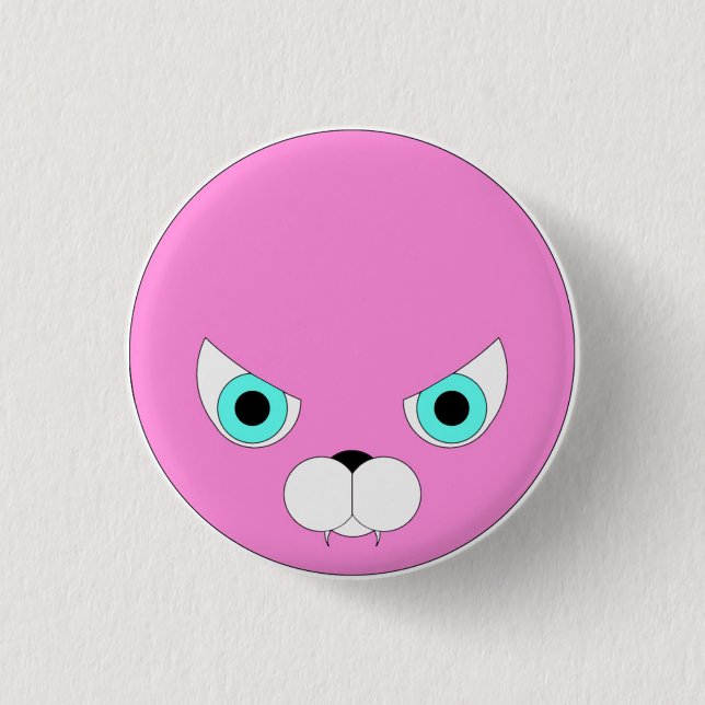 Badge Rond 2,50 Cm Bouton de Mouser (Devant)
