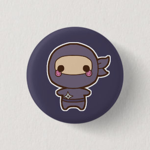 Badge Rond 2,50 Cm Bouton de Ninja