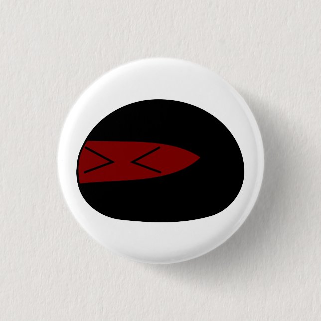 Badge Rond 2,50 Cm Bouton de Ninja Dango (Devant)