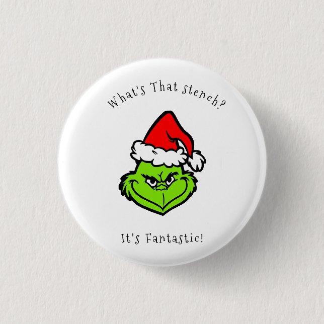 Badge Rond 2,50 Cm Bouton de Noël amusant (Devant)