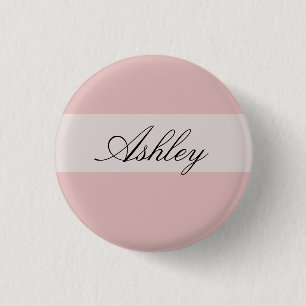 Badge Rond 2,50 Cm Bouton de nommage personnalisé
